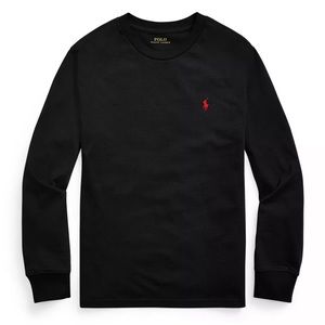 POLO RALPH LAUREN Big Boys Cotton Jersey Long-Sleeve T-shirt size L 14-16